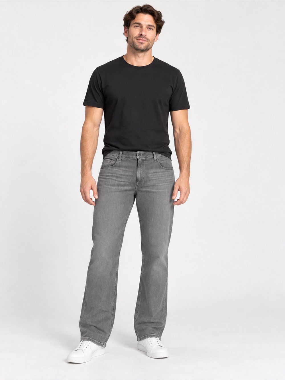 Paige Transcend Normandie Straight Jean Size In Seeker Size 42